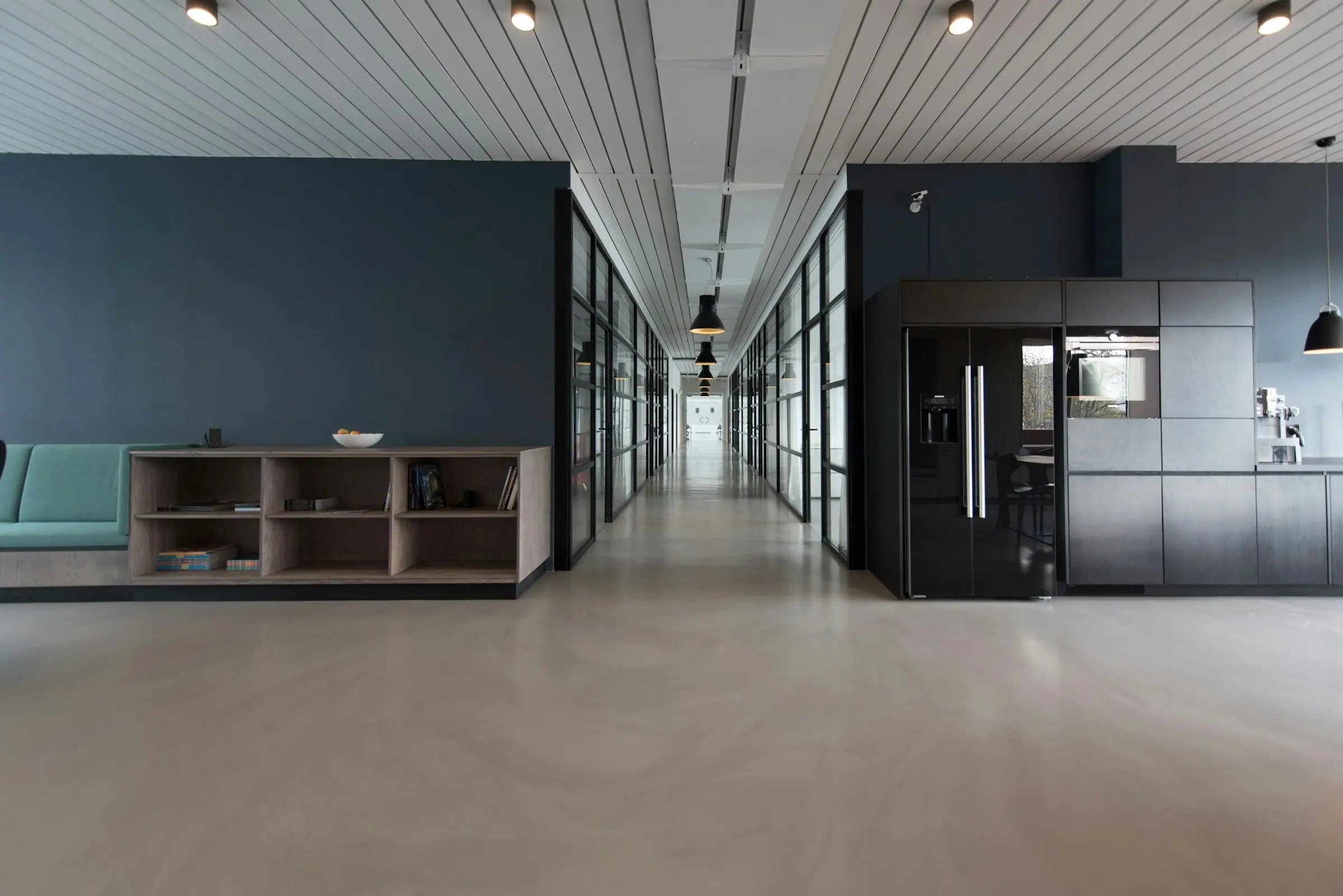Modern Ashton-under-Lyne office ready for the morning